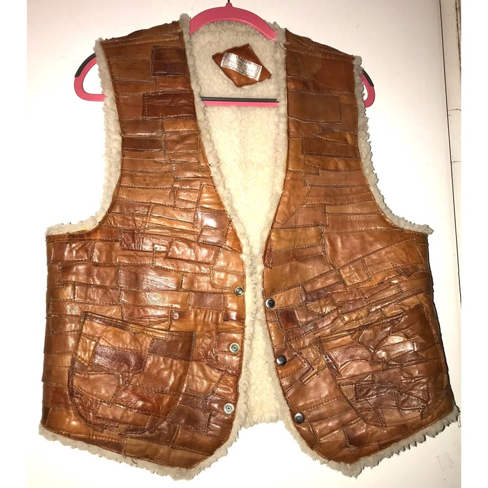 Vintage LambSkin Leather Vest